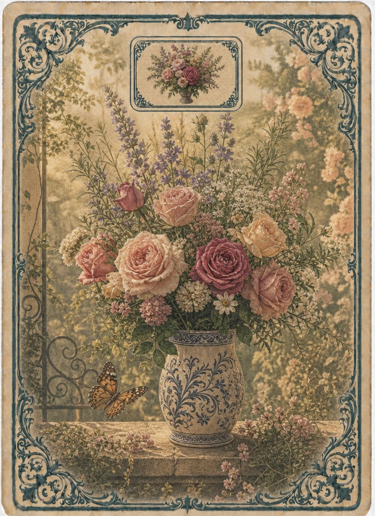 Bouquet Lenormand card