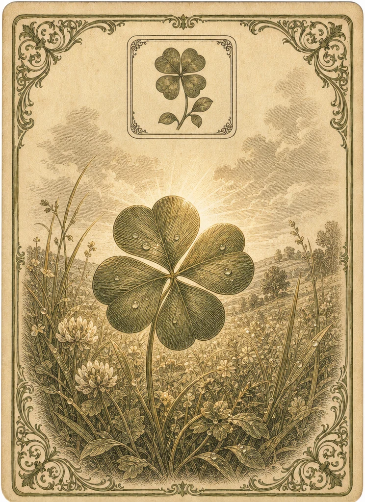 Clover Lenormand card