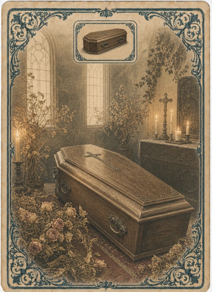 Coffin Lenormand card illustration