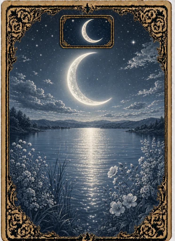 Moon Lenormand card