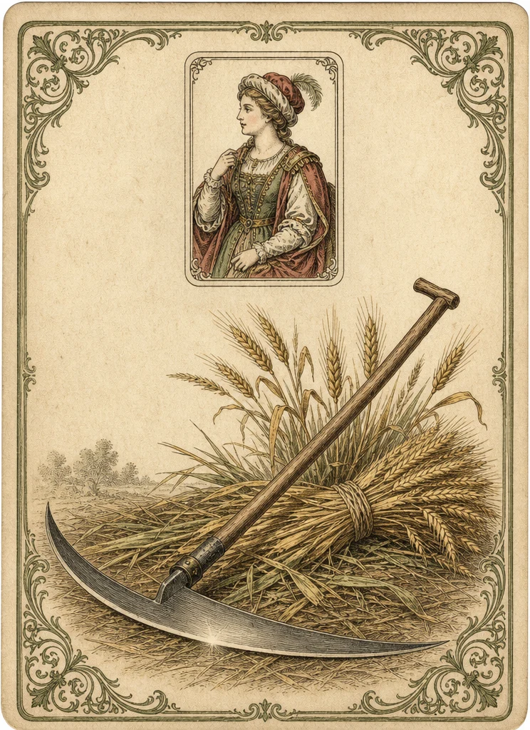 Scythe Lenormand card illustration