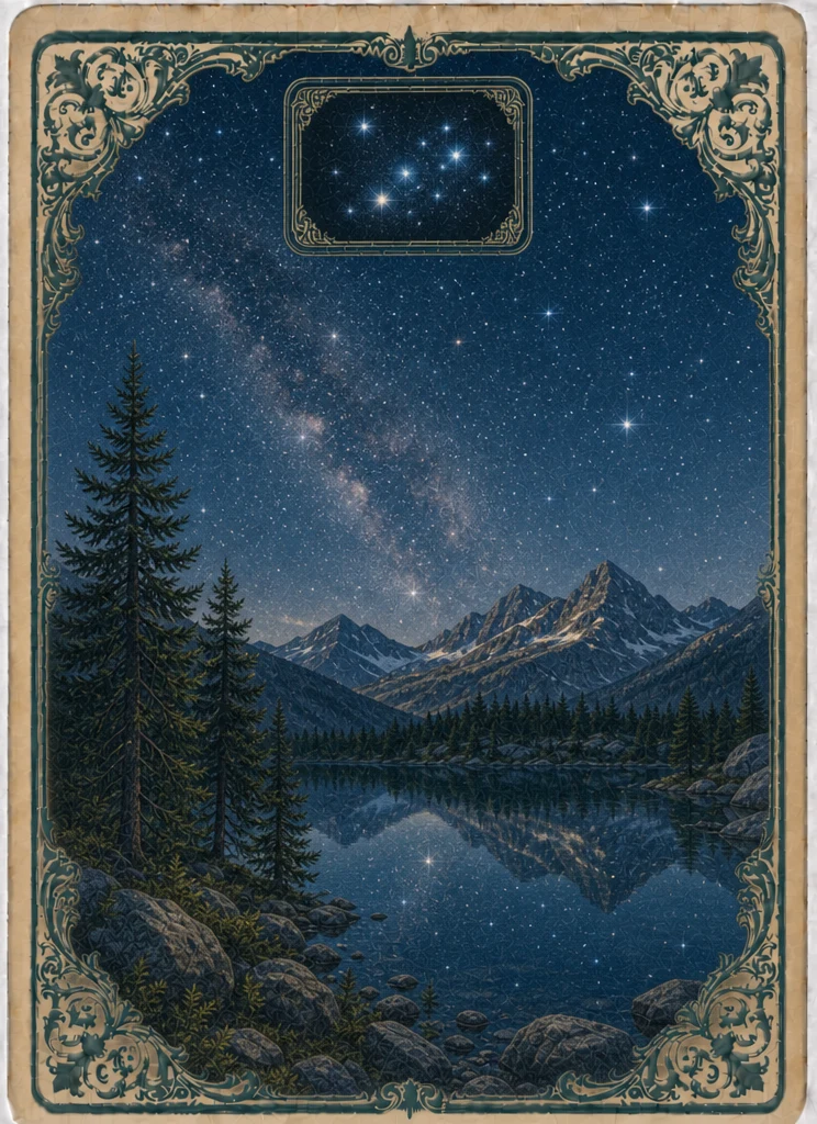 Stars Lenormand card illustration